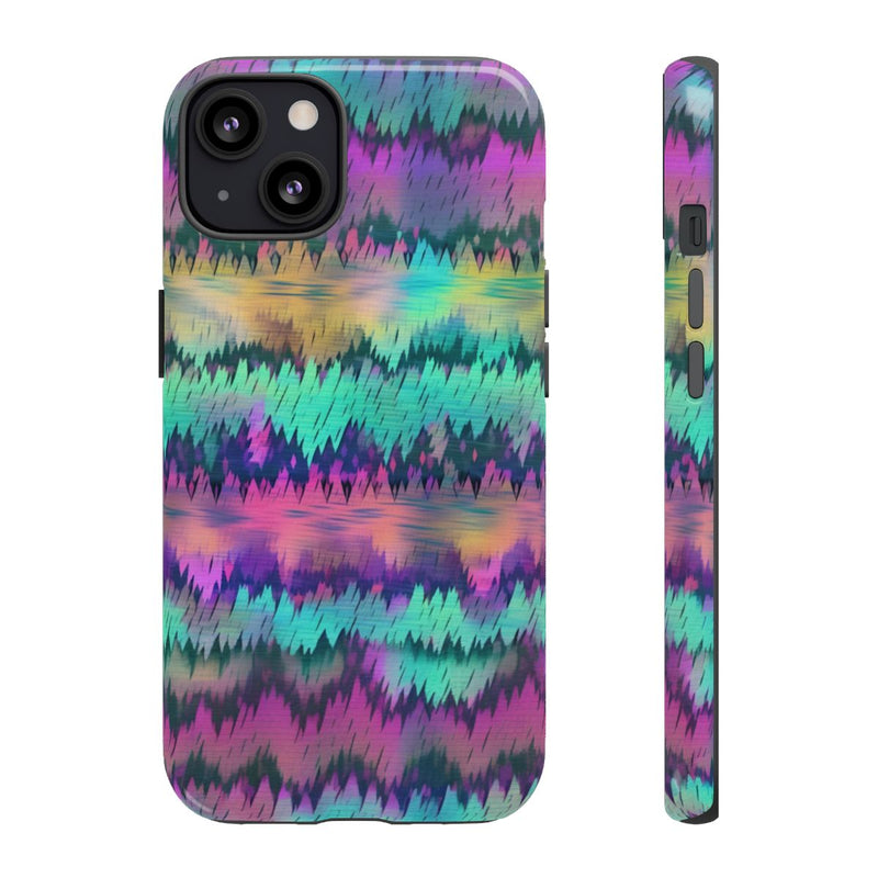 Kleurrijk Glitch Patroon Abstract Design