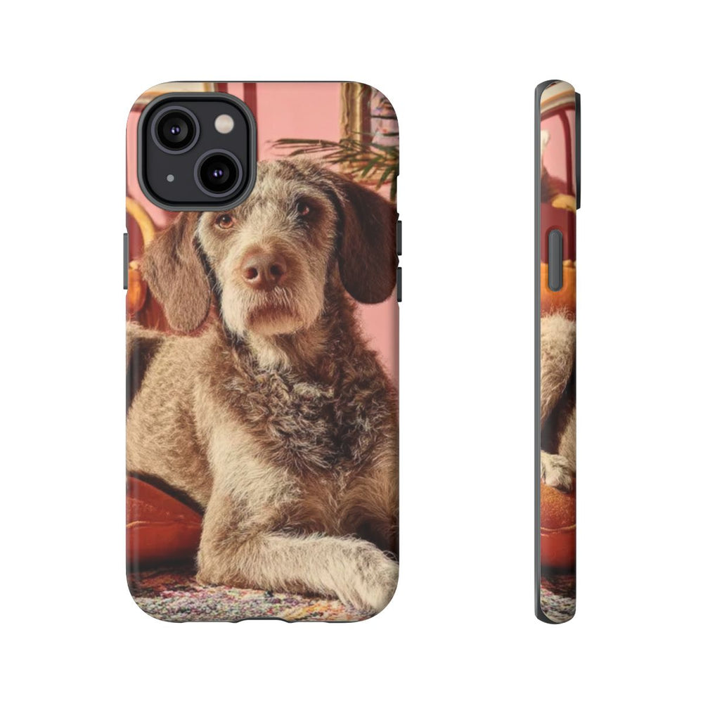 Bruine Hond Ontspant Binnen