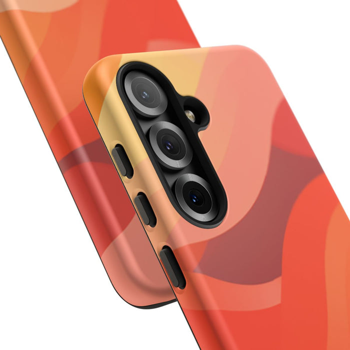 Warme Abstracte Golfpatronen