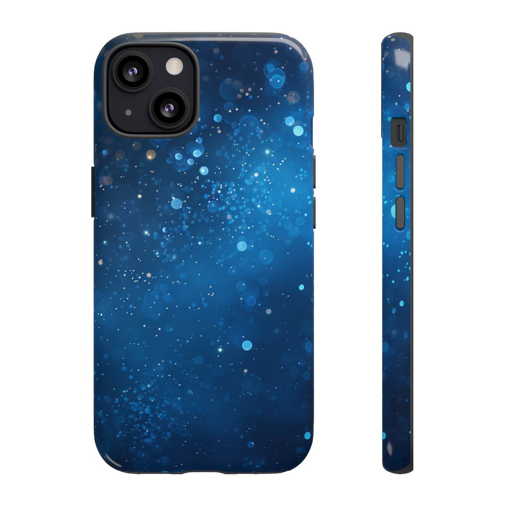 Diepblauwe Sprankelende Lichten