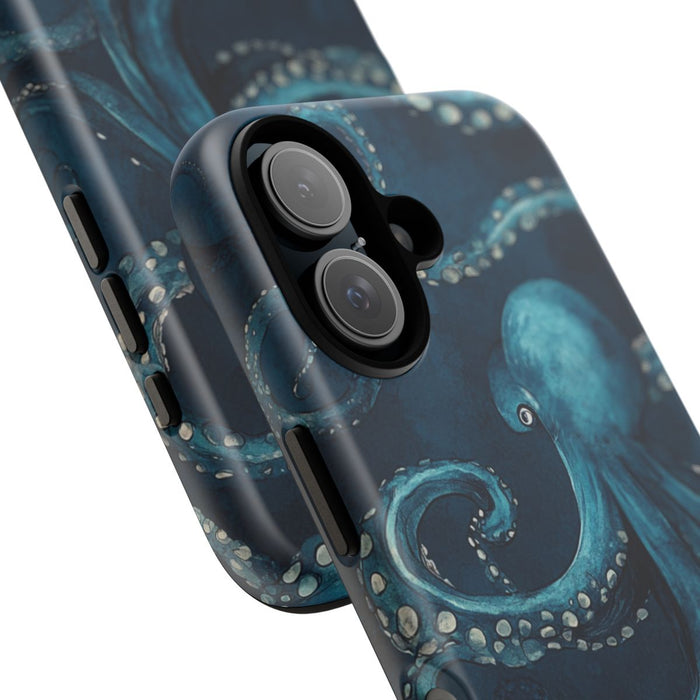 Blauw Octopus Tentakelpatroon