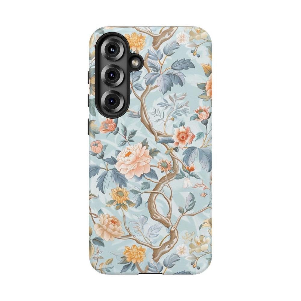 Pastel Chinoiserie Bloemenpatroon