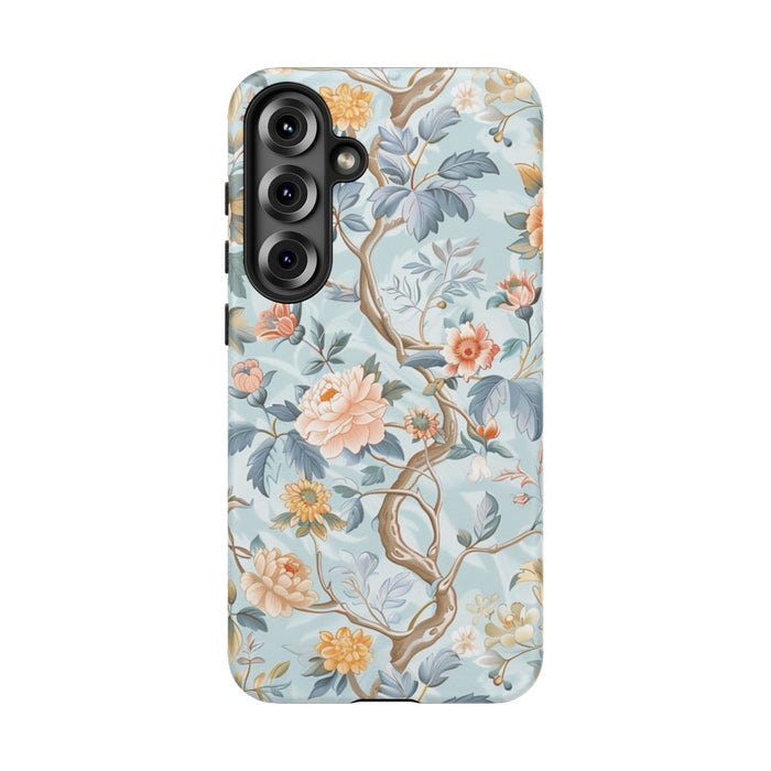 Pastel Chinoiserie Bloemenpatroon