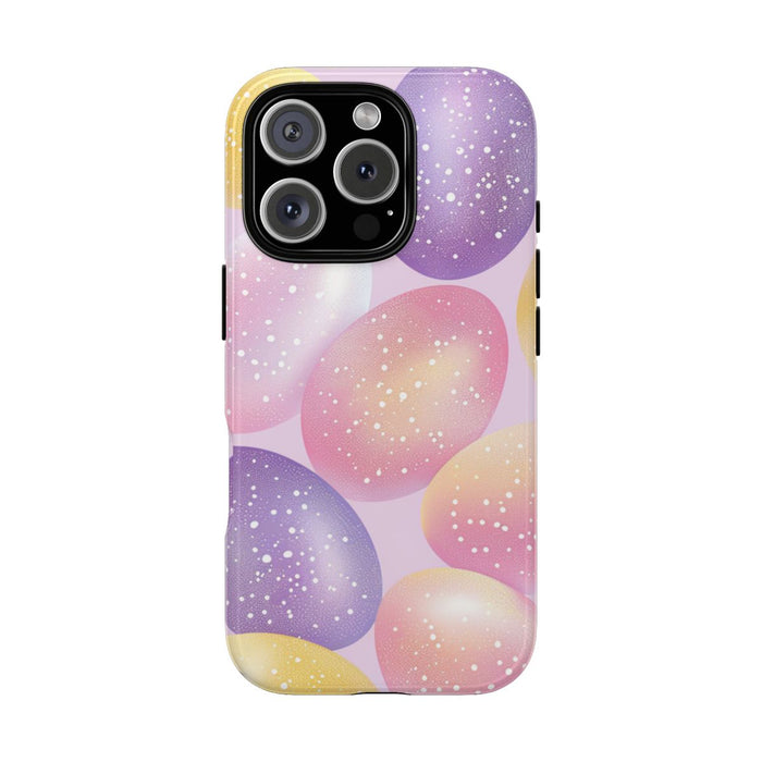 Pastelkleurige Glitter Paaseieren Patroon