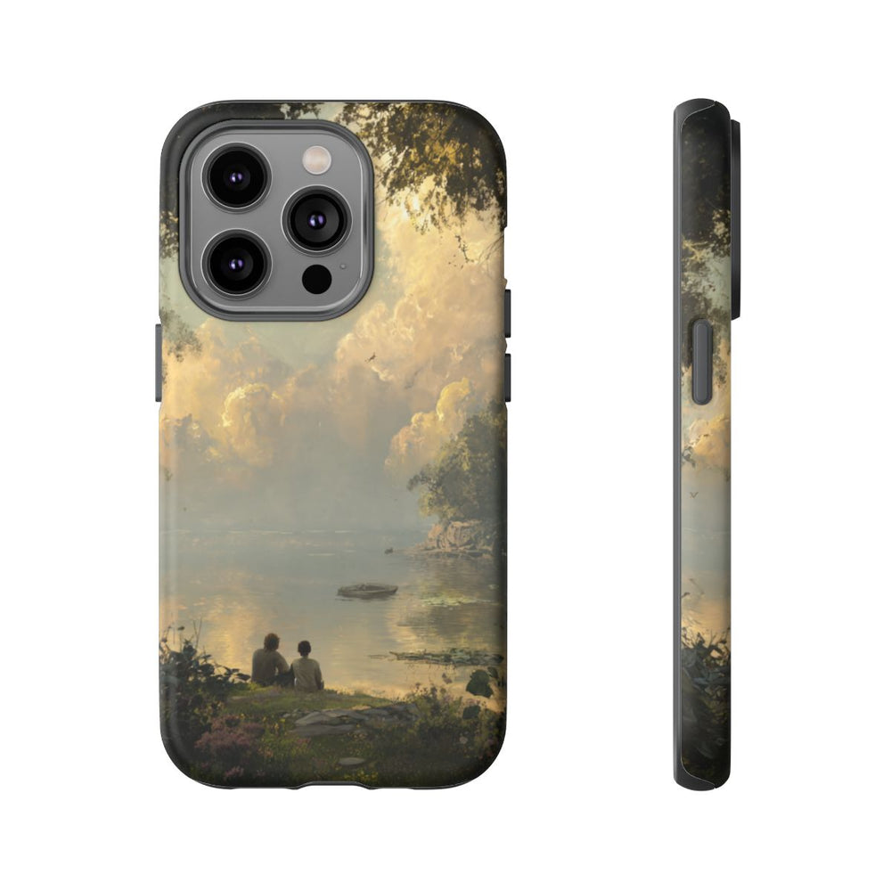 Vredig Meerlandschap met Vriendschap