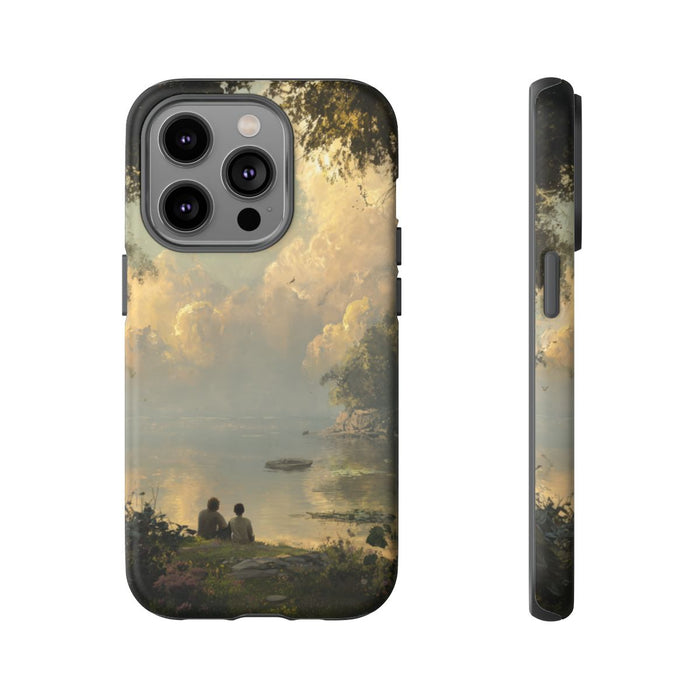 Vredig Meerlandschap met Vriendschap