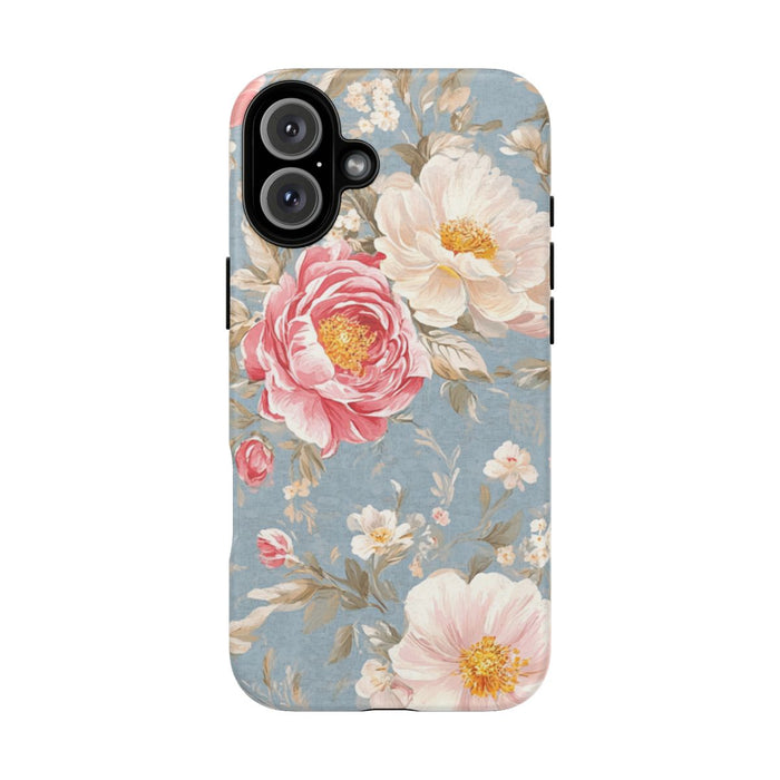 Romantisch Roze-Wit Bloemenpatroon
