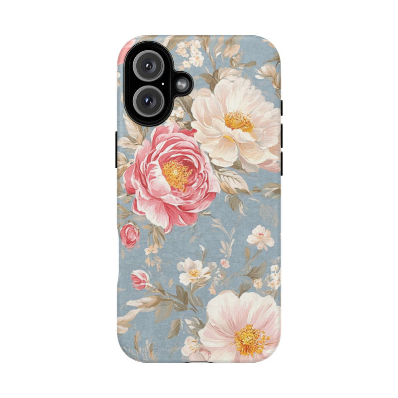 Romantisch Roze-Wit Bloemenpatroon