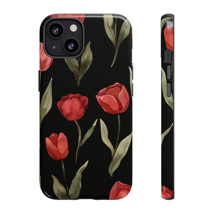 Rode Tulp Bloemenpatroon