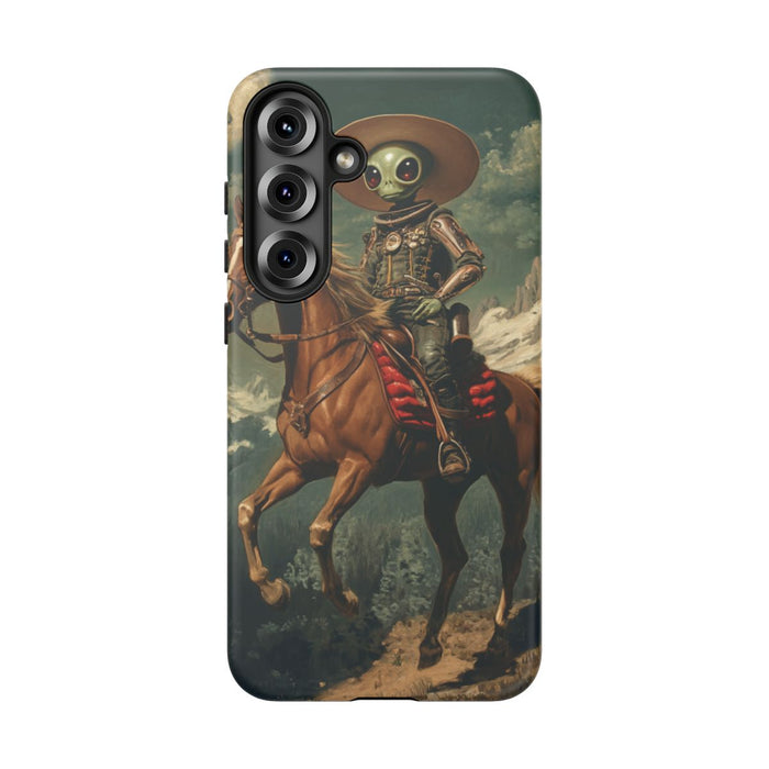 Buitenaardse Cowboy te Paard