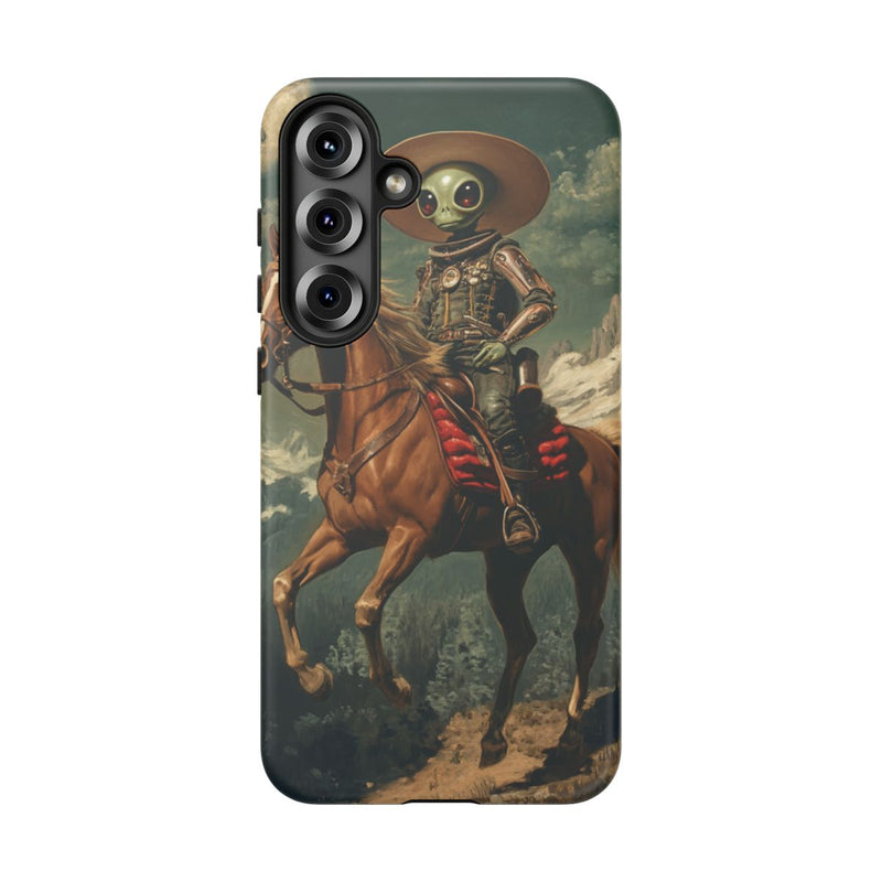 Buitenaardse Cowboy te Paard