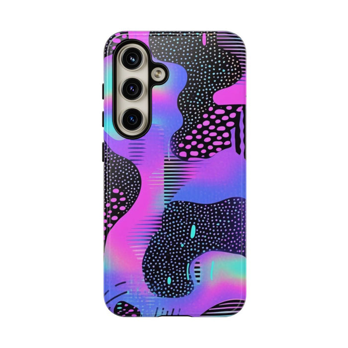 Abstract Neon Vaporwave Patroon