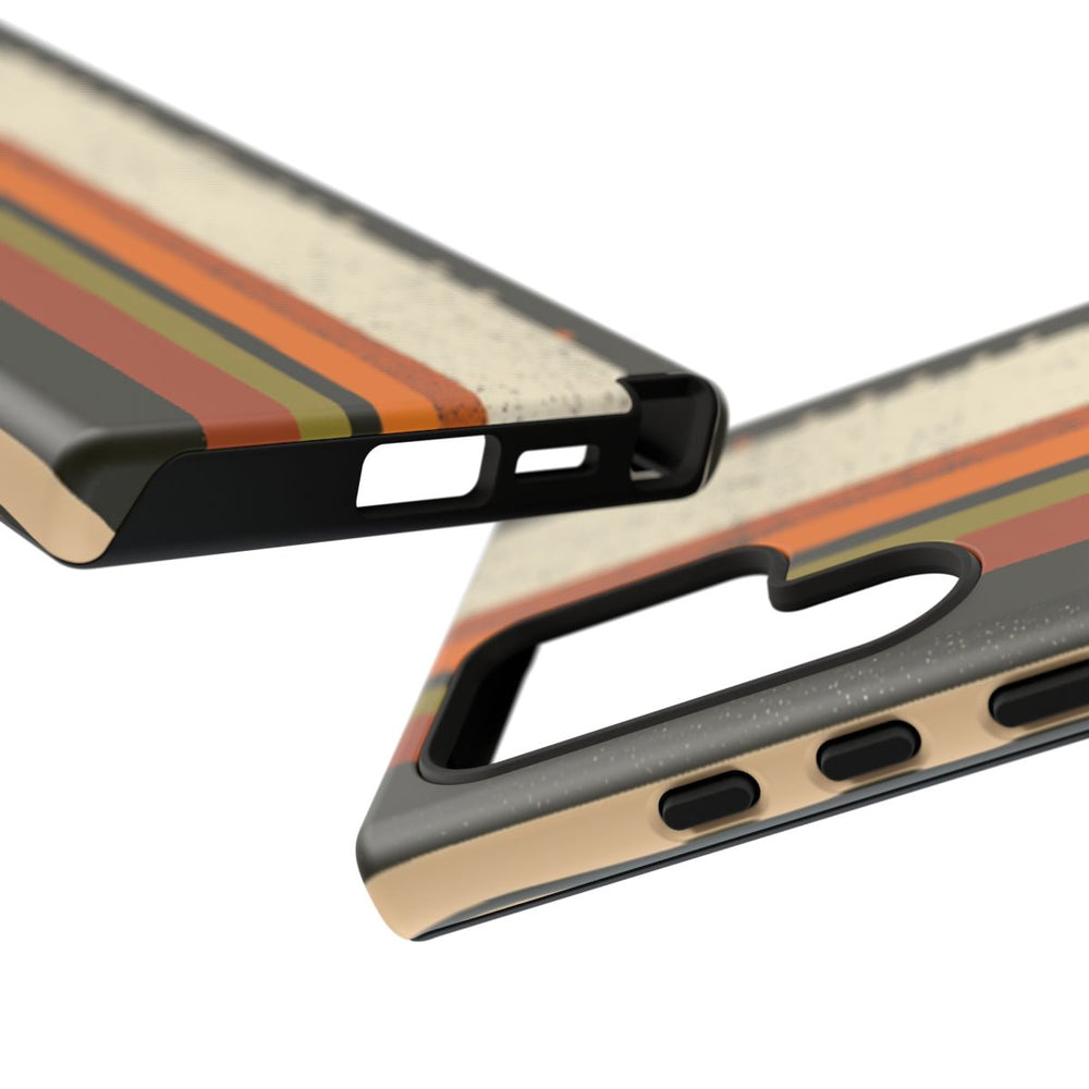 Retro Verticale Strepen en Stippenpatroon