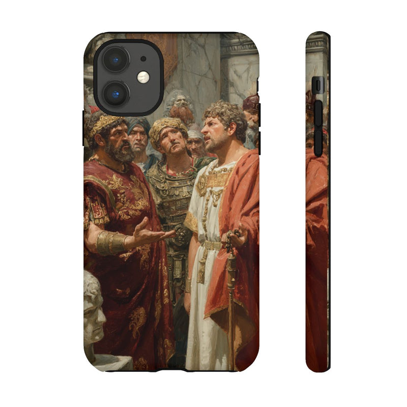 Koninklijke Hofscène met Adellijke Figuren