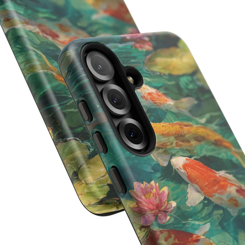 Koi Karpers en Waterlelies