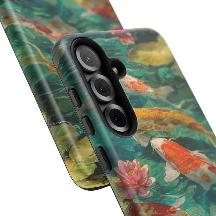 Koi Karpers en Waterlelies