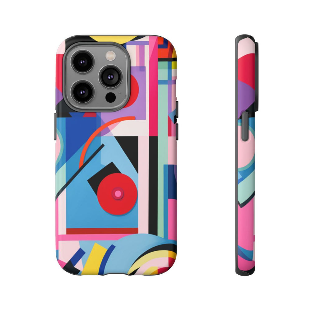 Abstracte Geometrische Vormen in Felle Kleuren