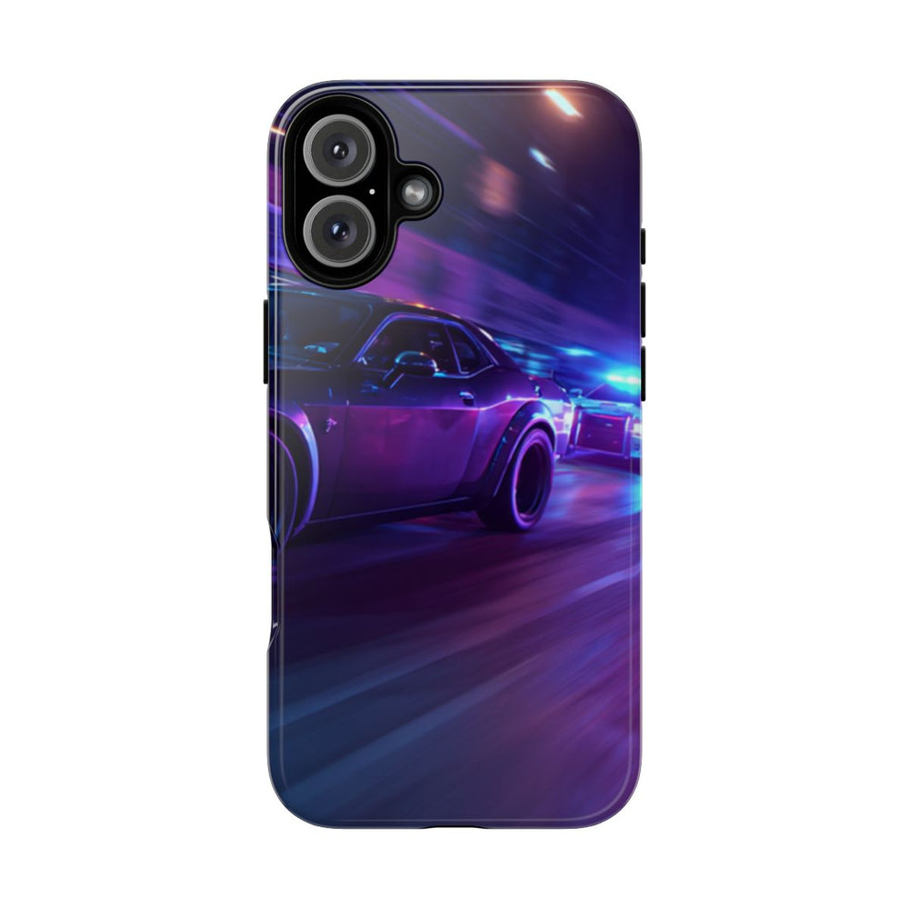 Spannende Nachtelijke Achtervolging met Sportauto