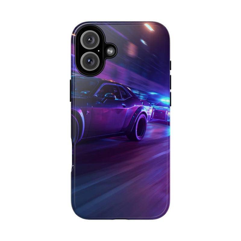 Spannende Nachtelijke Achtervolging met Sportauto