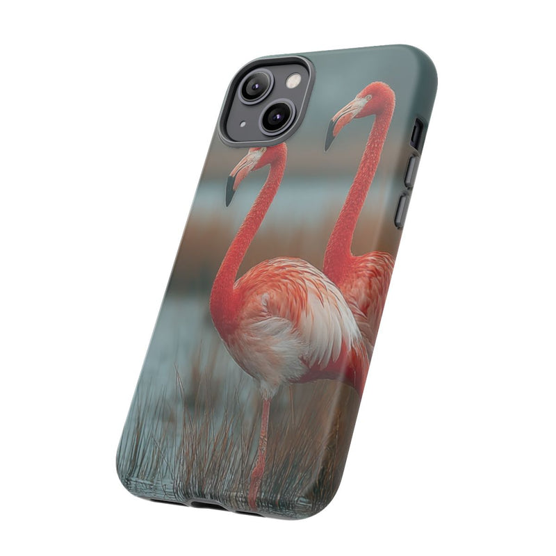 Drie Flamingo’s in Moerasland
