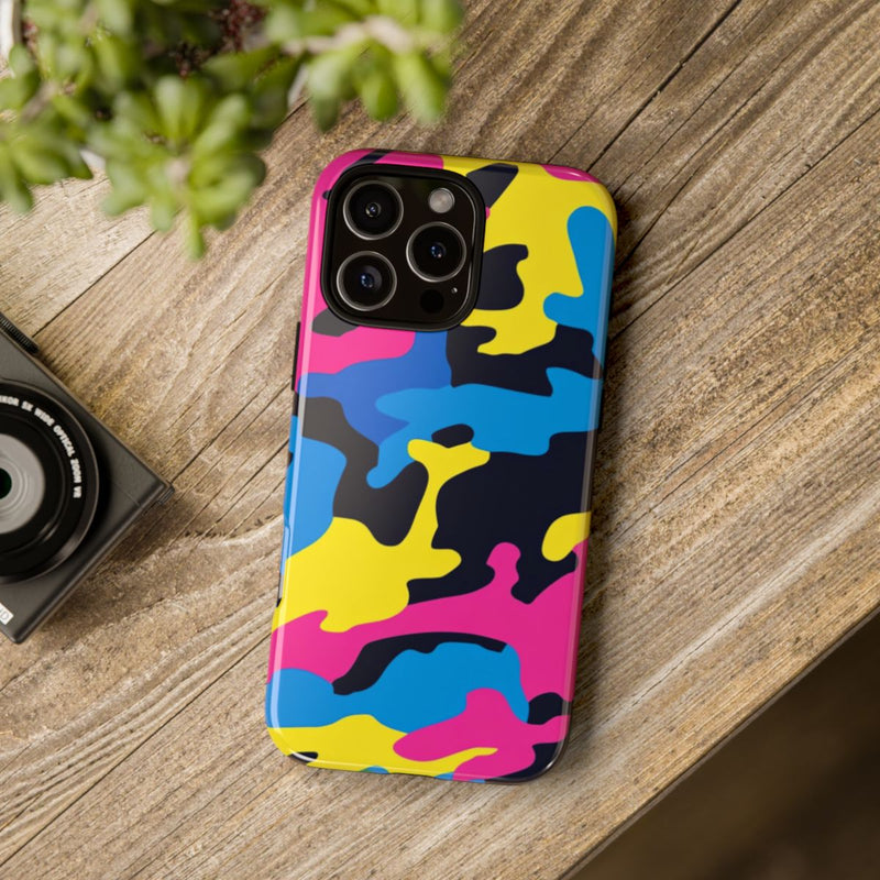 Neon Kleurrijk Camouflagepatroon