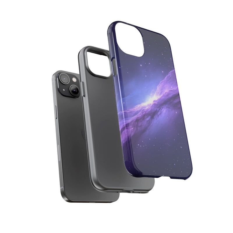 Paarse Kosmische Nevel met Sterrenhemel