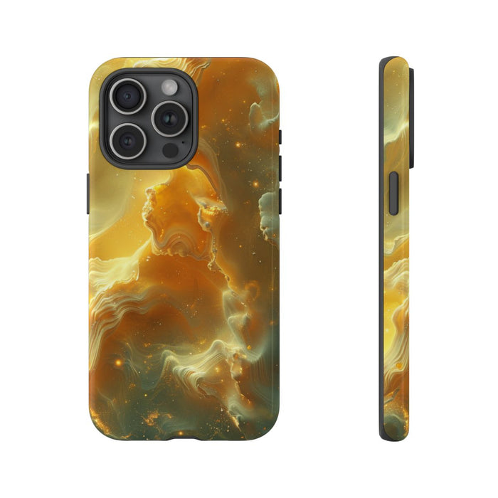 Gouden Nebula Abstract Design