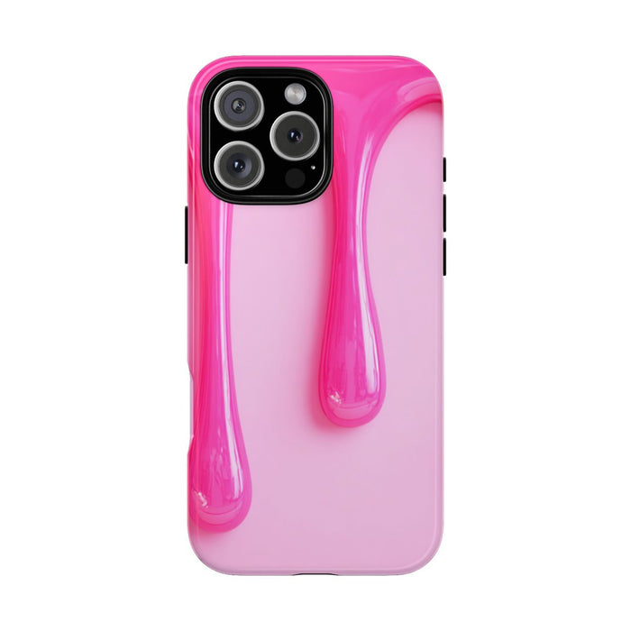 Glanzend Roze Druipend Vloeistofontwerp