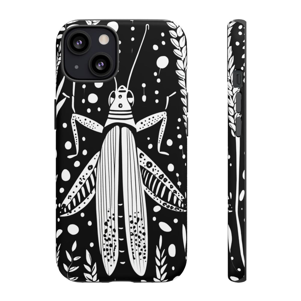 Zwart-Wit Sprinkhaan en Roggepatroon