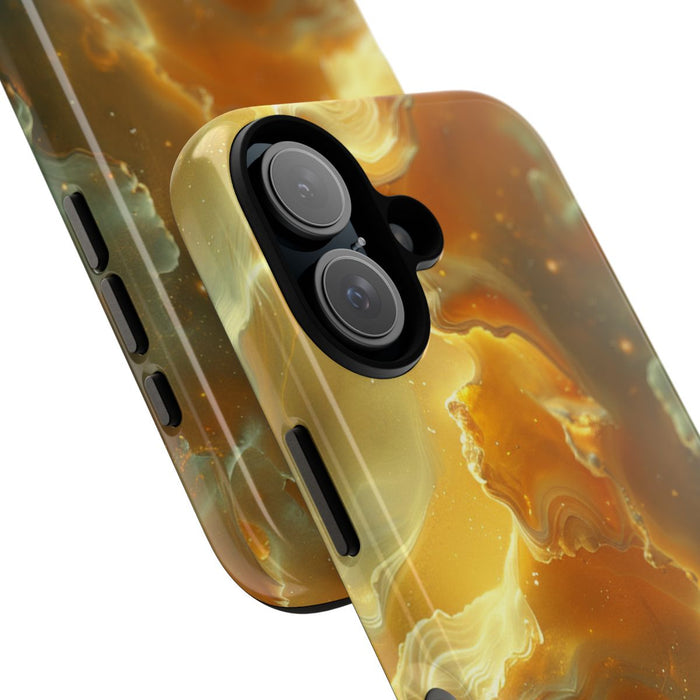 Gouden Nebula Abstract Design