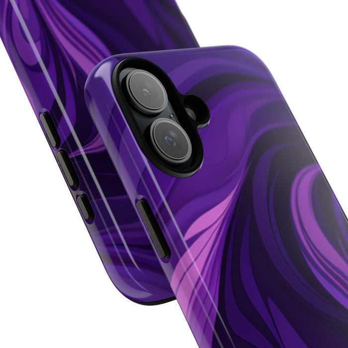 Paarse Abstracte Golfpatroon