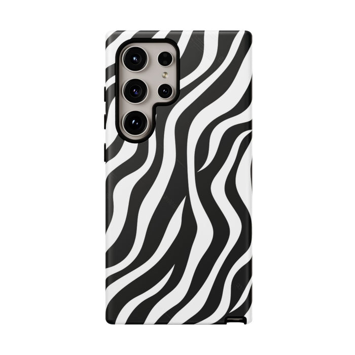 Zwart-Wit Zebra Strepenpatroon