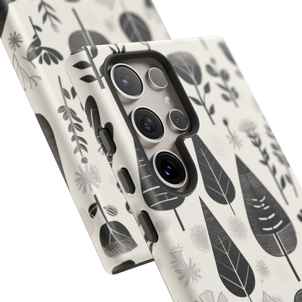 Monochroom Botanisch Patroon