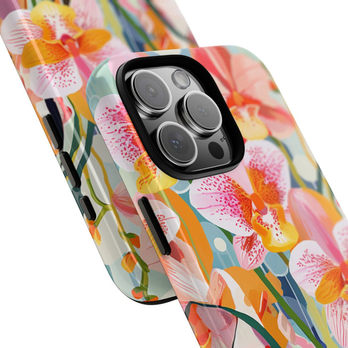 Kleurrijke Orchideeën Illustratie