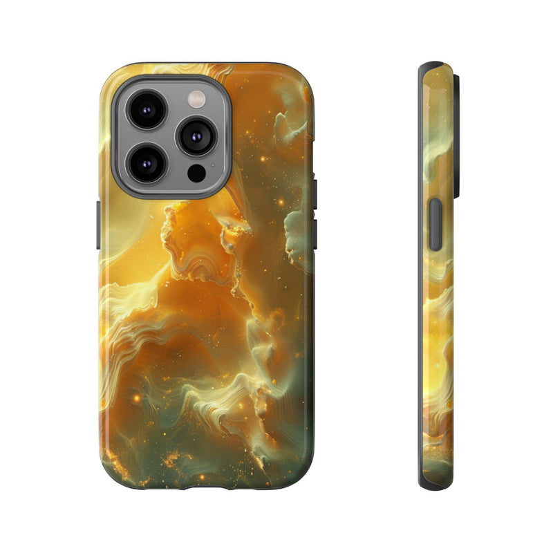 Gouden Nebula Abstract Design