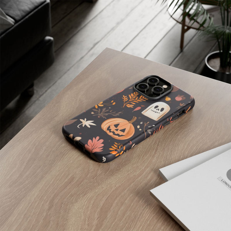 Halloween Pompoen- en Spookmotief