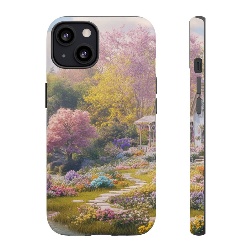 Sfeervol Huisje bij Waterval met Bloementuin