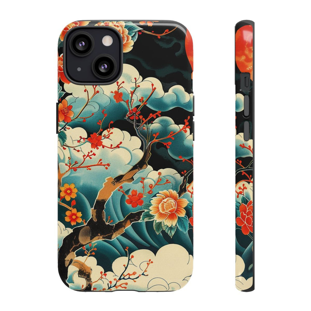 Bloemrijke Tak onder de Maan