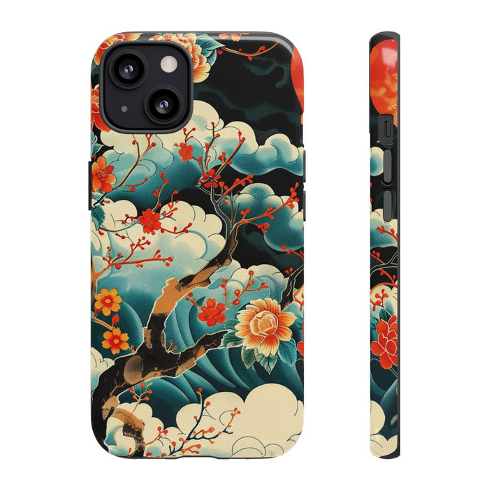 Bloemrijke Tak onder de Maan