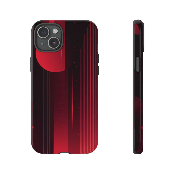 Abstract Rood Geometrisch Ontwerp