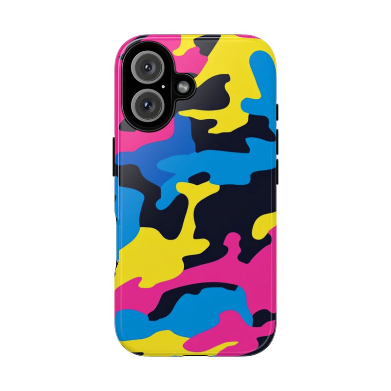 Neon Kleurrijk Camouflagepatroon