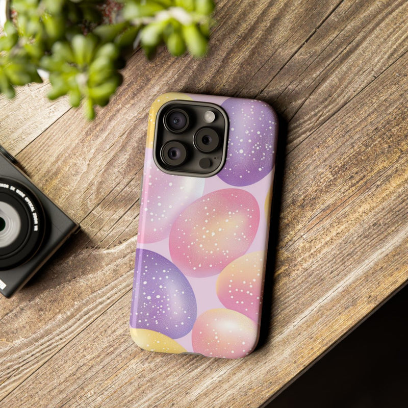 Pastelkleurige Glitter Paaseieren Patroon