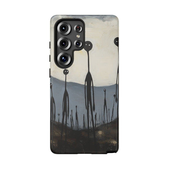 Spookachtige Stokfiguren Landschap