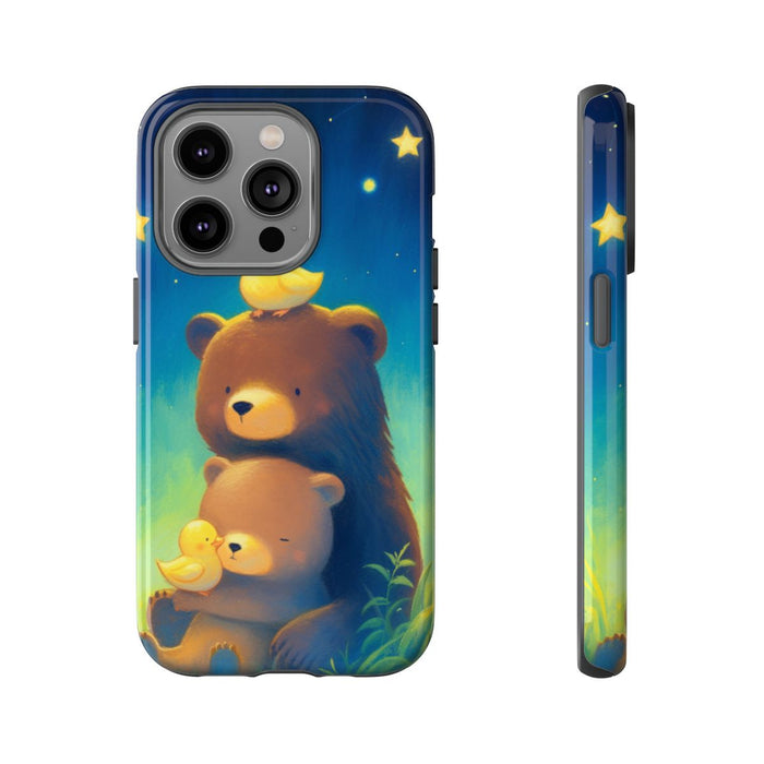 Schattige Beren en Eendjes onder Sterrenhemel