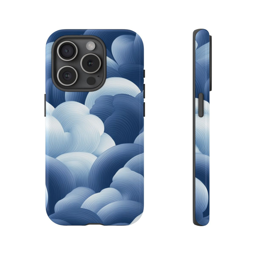 Blauw-Wit Wolkenpatroon