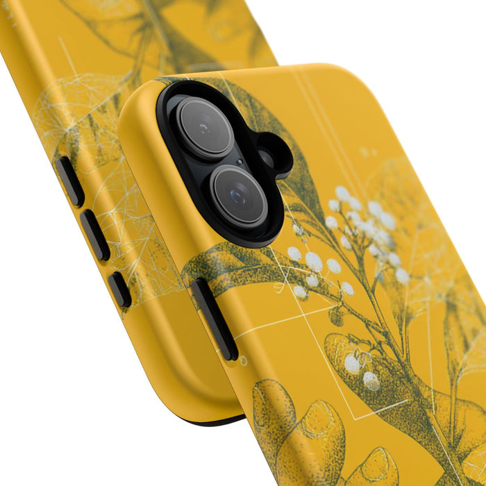 Hand met Botanische Bladeren en Bessen Illustratie