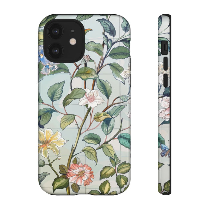 Vintage Bloemenpatroon met Vlinders