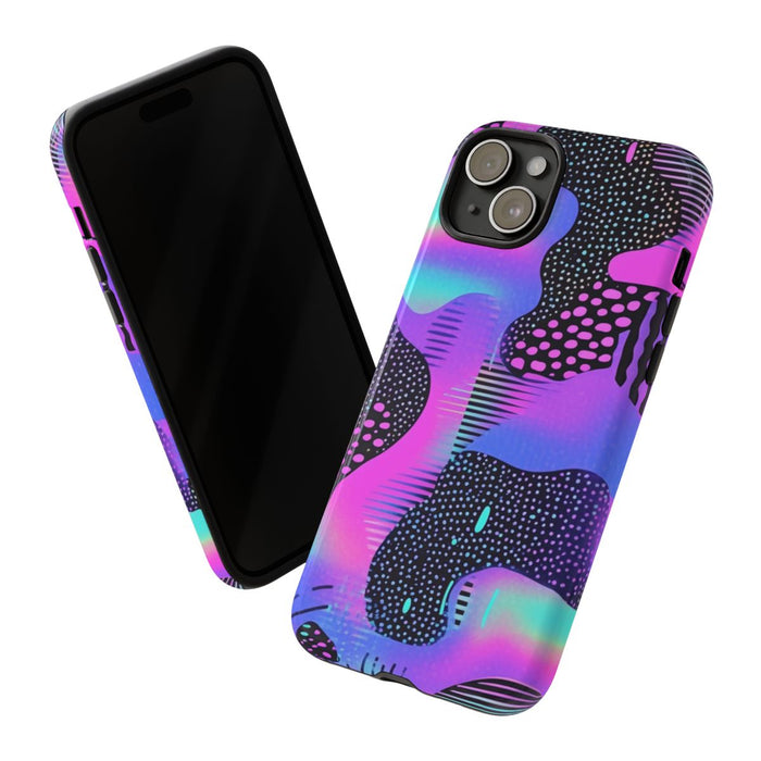 Abstract Neon Vaporwave Patroon