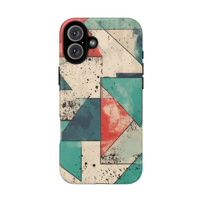 Abstract Geometrisch Patroon in Gedempte Kleuren
