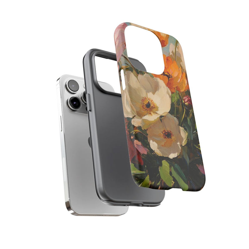 Kleurrijk Bloemenboeket als Olieverfschilderij